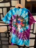 Tie-Dye Handprint Tree Unisex T-Shirts