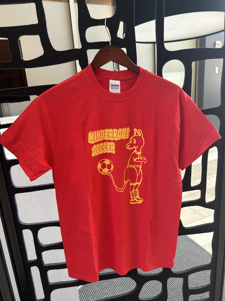 FORMER Kinderroos Red Soccer Shirt- Adult