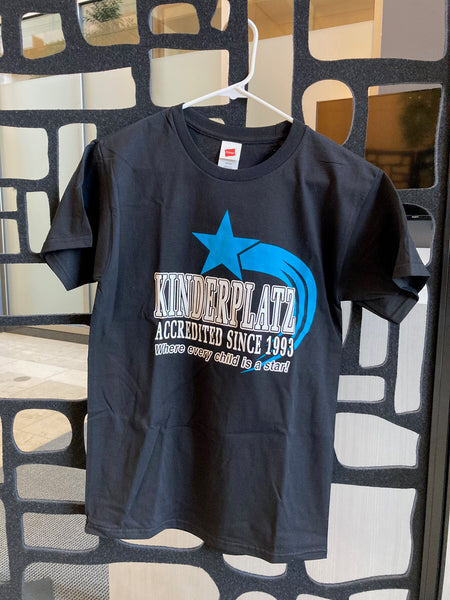 Kinderplatz Accredited Since 1993 T-Shirt, Black