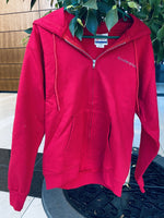 Kinderplatz Logo Full-Zip Hoodie (Red)